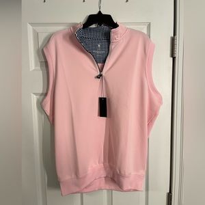 Pink 1/4 Golf Vest